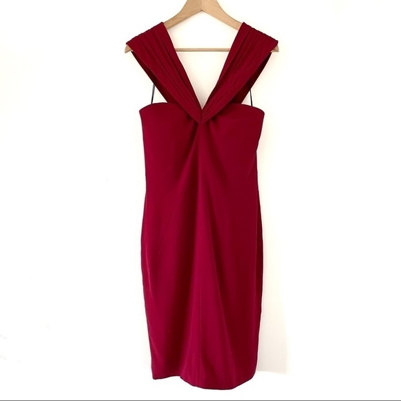 Kimora Lee Simmons Silk Pleated Neckline Dress - Picture 2 of 12